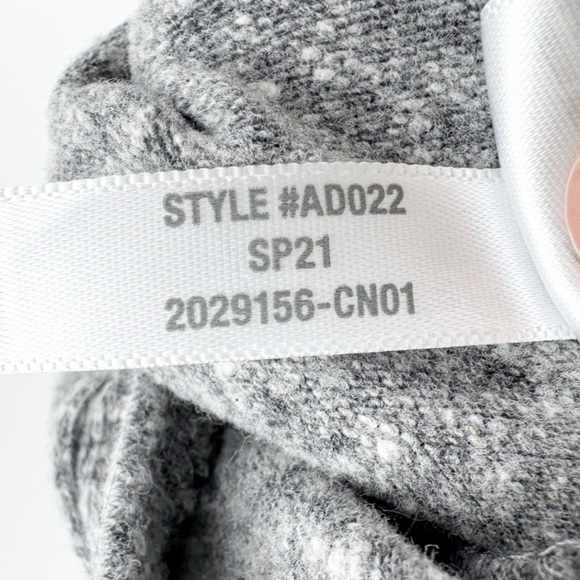 ✅ MADEWELL GREY Crewneck Short-Sleeve Thong Bodysuit SIZE LARGE - Picture 6 of 8